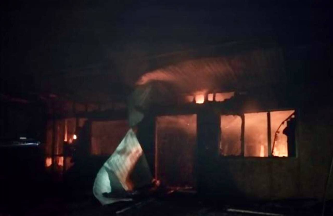 Сожженный магазин