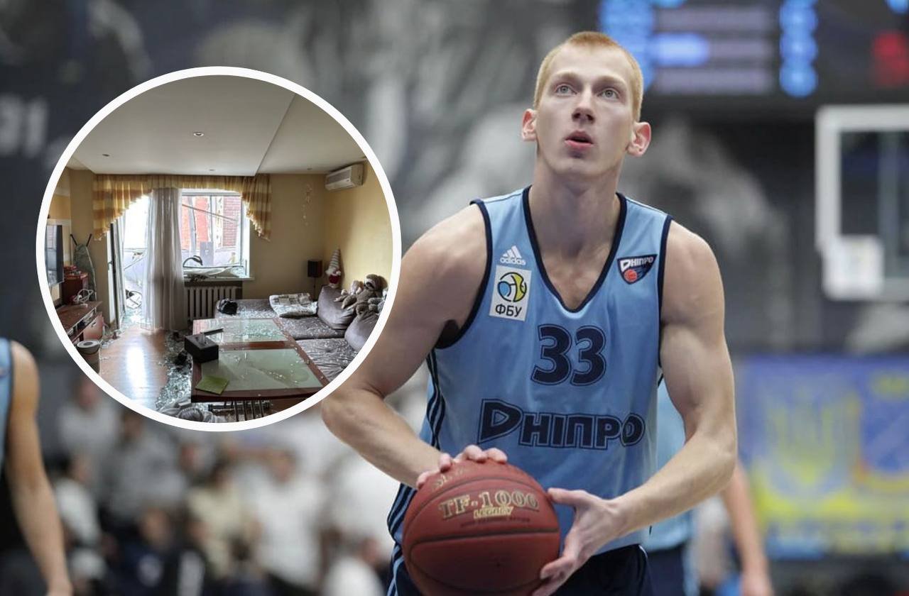 У Дніпрі через ворожу атаку 24 березня постраждала квартира гравця БК "Дніпро"