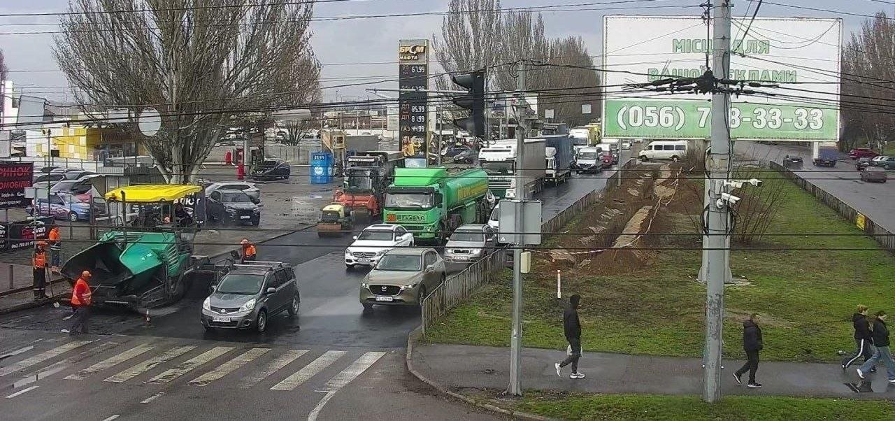 Затор утворився на Донецькому шосе