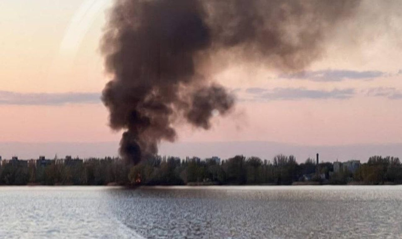 Пожар в Днепре