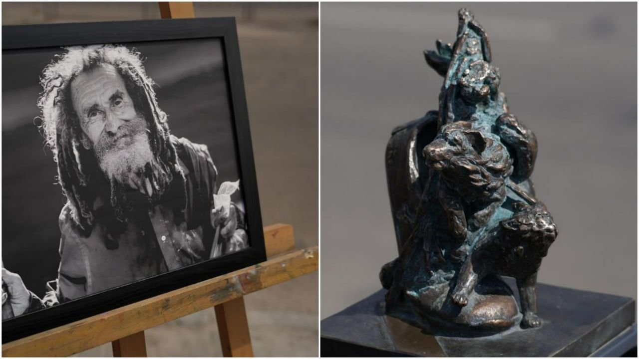 Дніпровський Форест Гамп отримав свою мініскульптурку