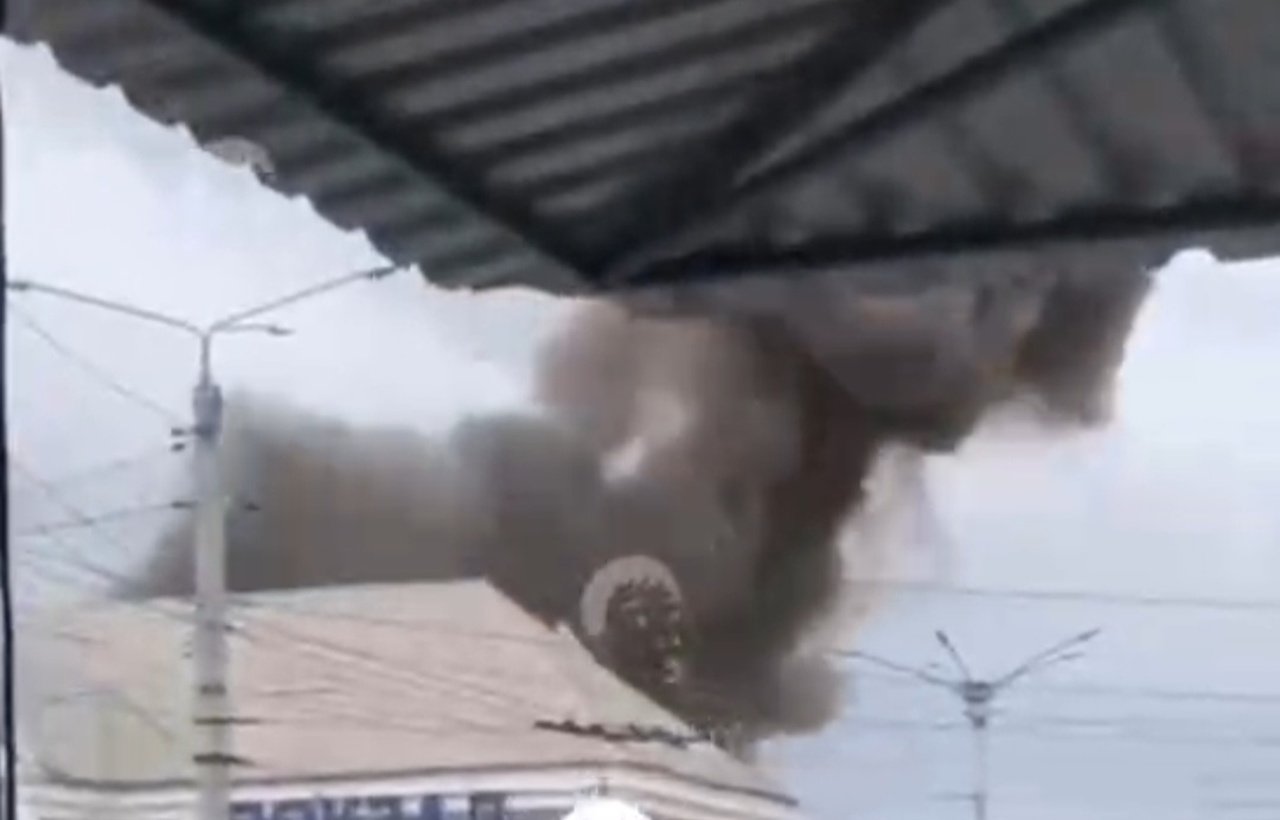 Вокзал був під ударом