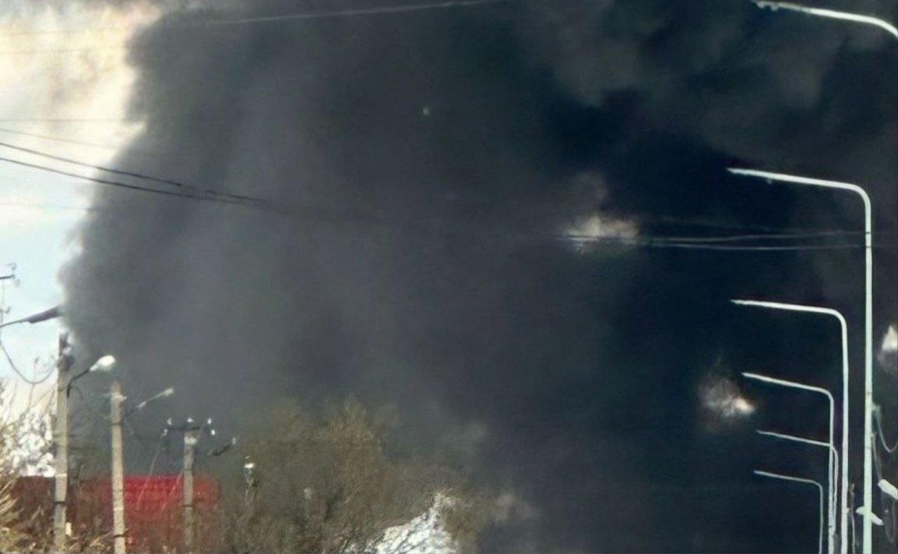 Пожежа на місці атаки 