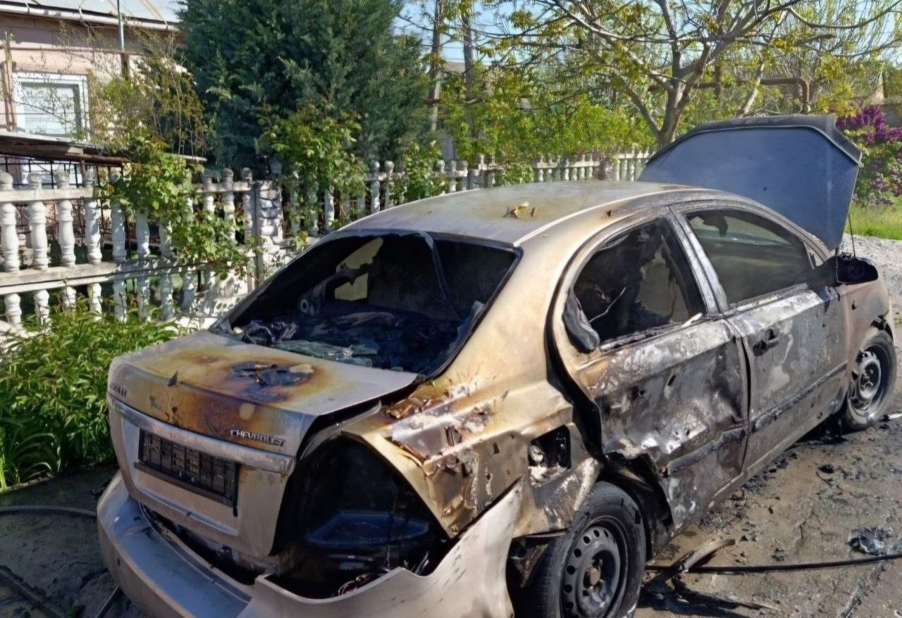 Спалене авто