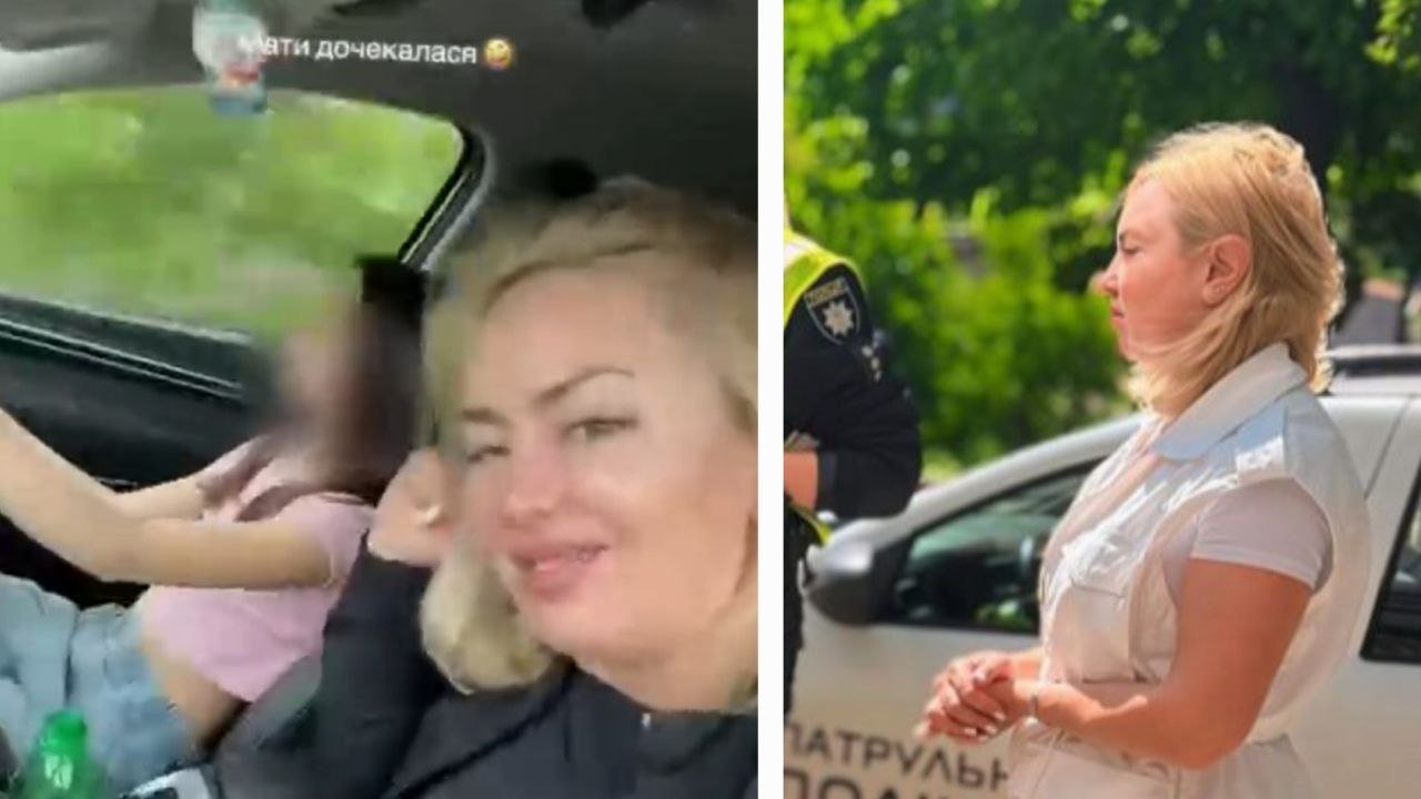 Депутат и ее дочь за рулем