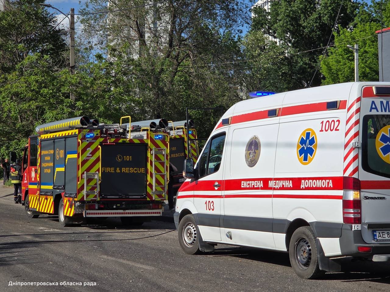 Місце атаки в Дніпрі 