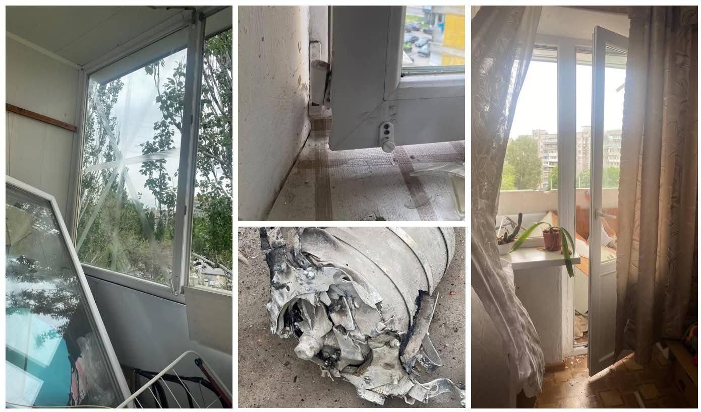 У Дніпрі дрон проломив дах будинку та пошкодив житло оператора телеканалу