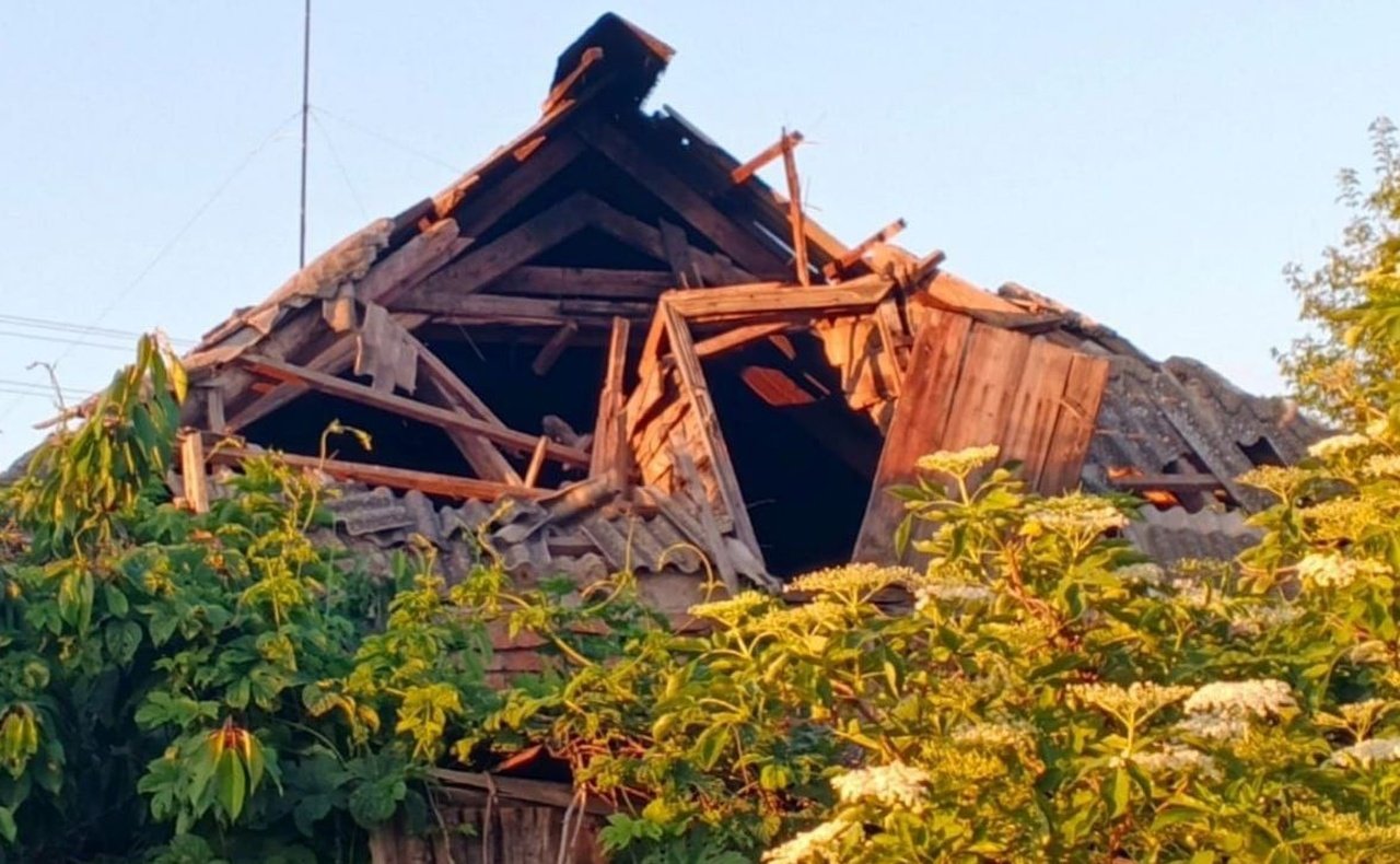 Пошкоджений після атаки будинок