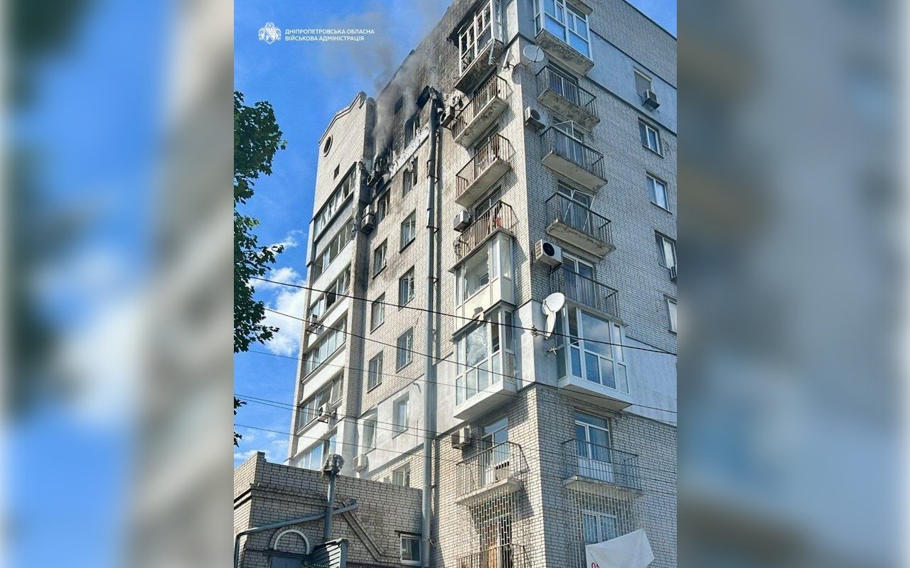 Пошкоджений будинок куди влучив дрон