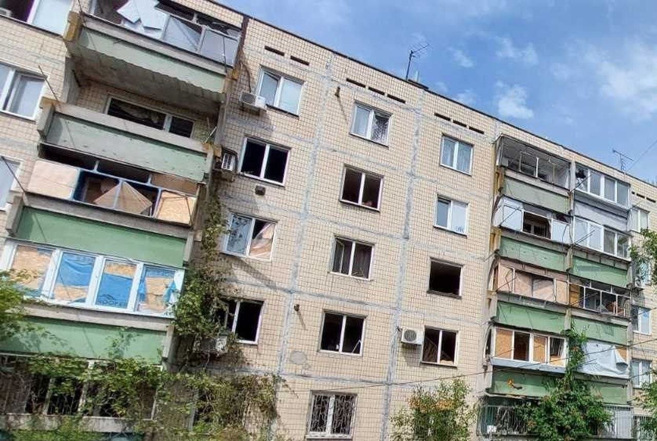 Атакований будинок в Нікополі