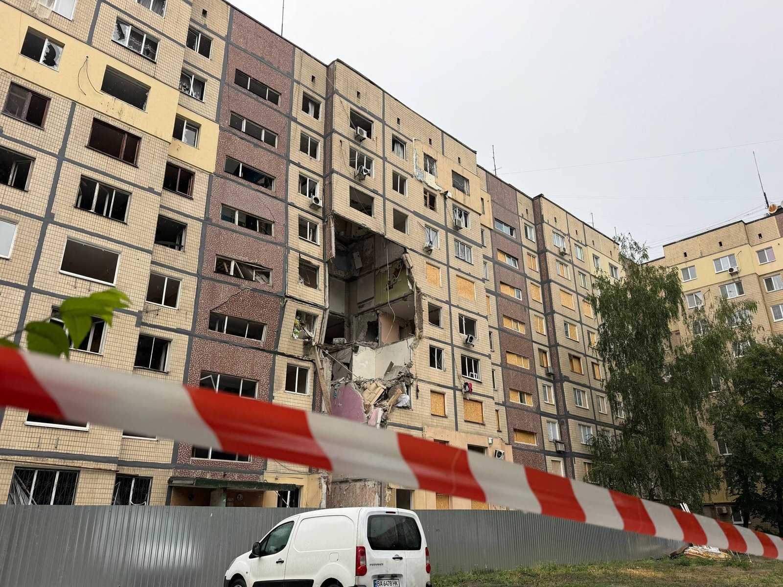 Будинок, де стався обвал у Дніпрі