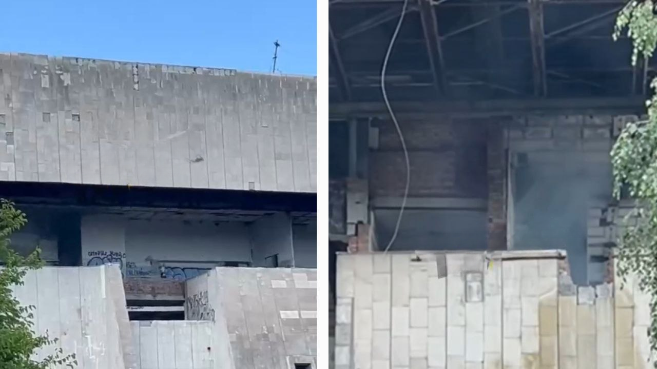 Із будівлі йшов дим, а перед цим там бродили підлітки