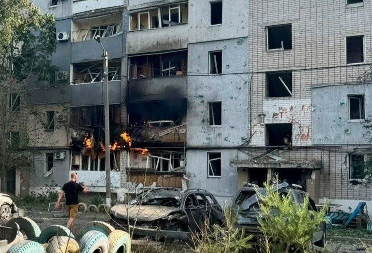 Будинок після атаки 