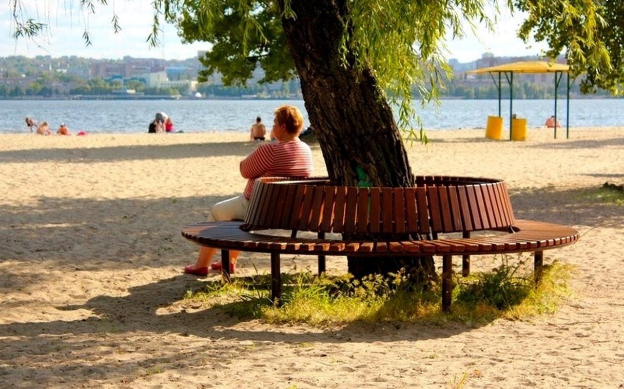 Пляж в Днепре