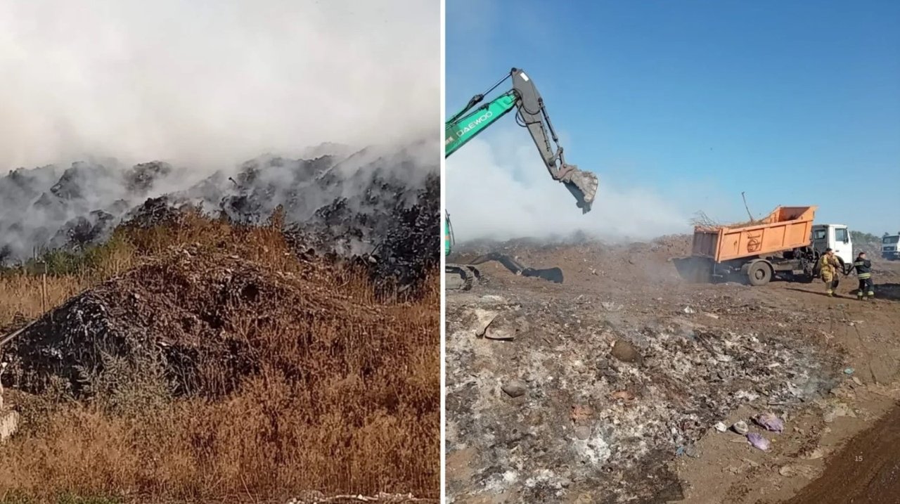 Пожежа на полігоні біля Павлограду спалахнула в ніч на 5 серпня 
