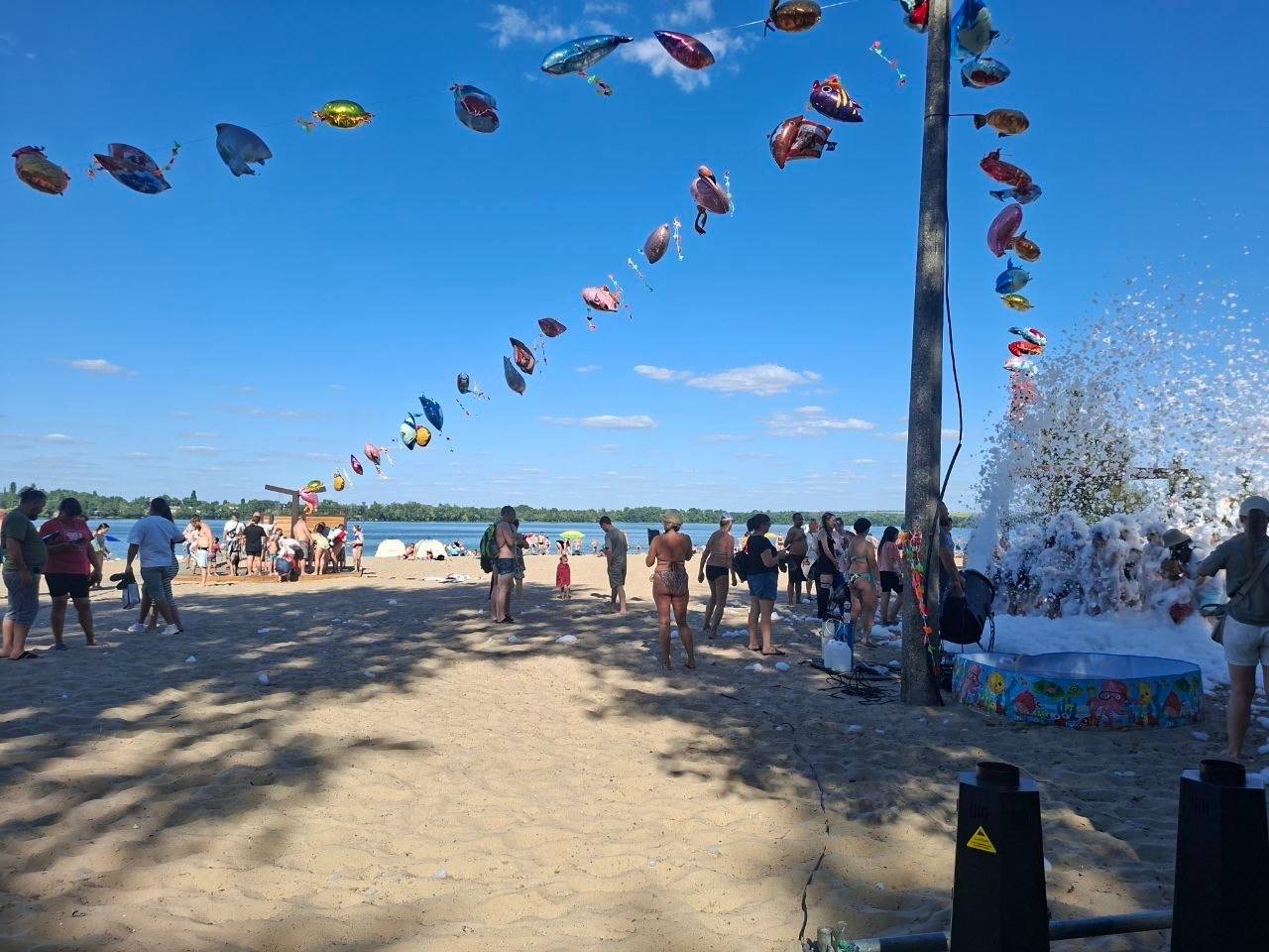 Пляж у Дніпрі.