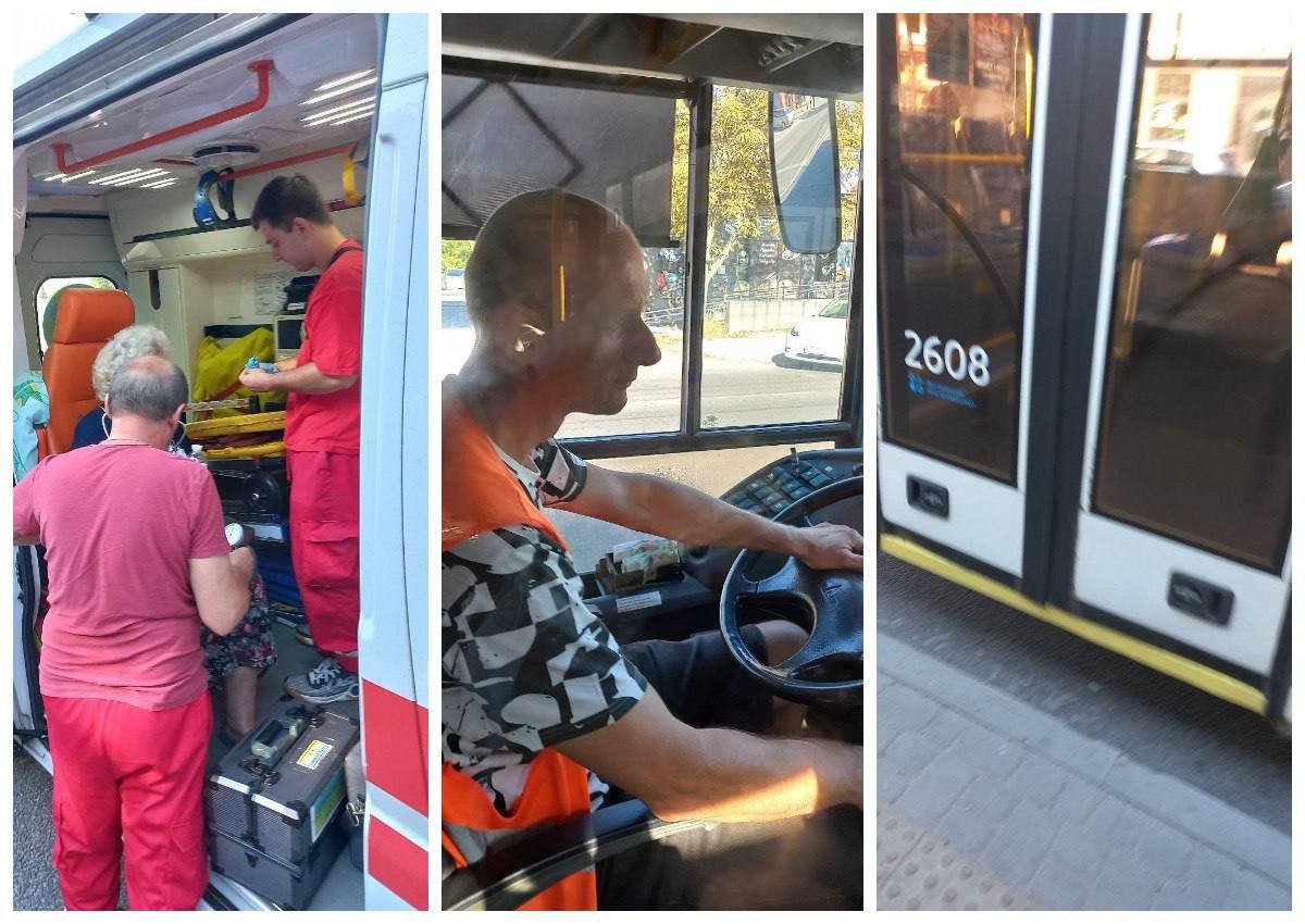 У Дніпрі жінка втратила свідомість у тролейбусі: пасажири викликали швидку та надали допомогу