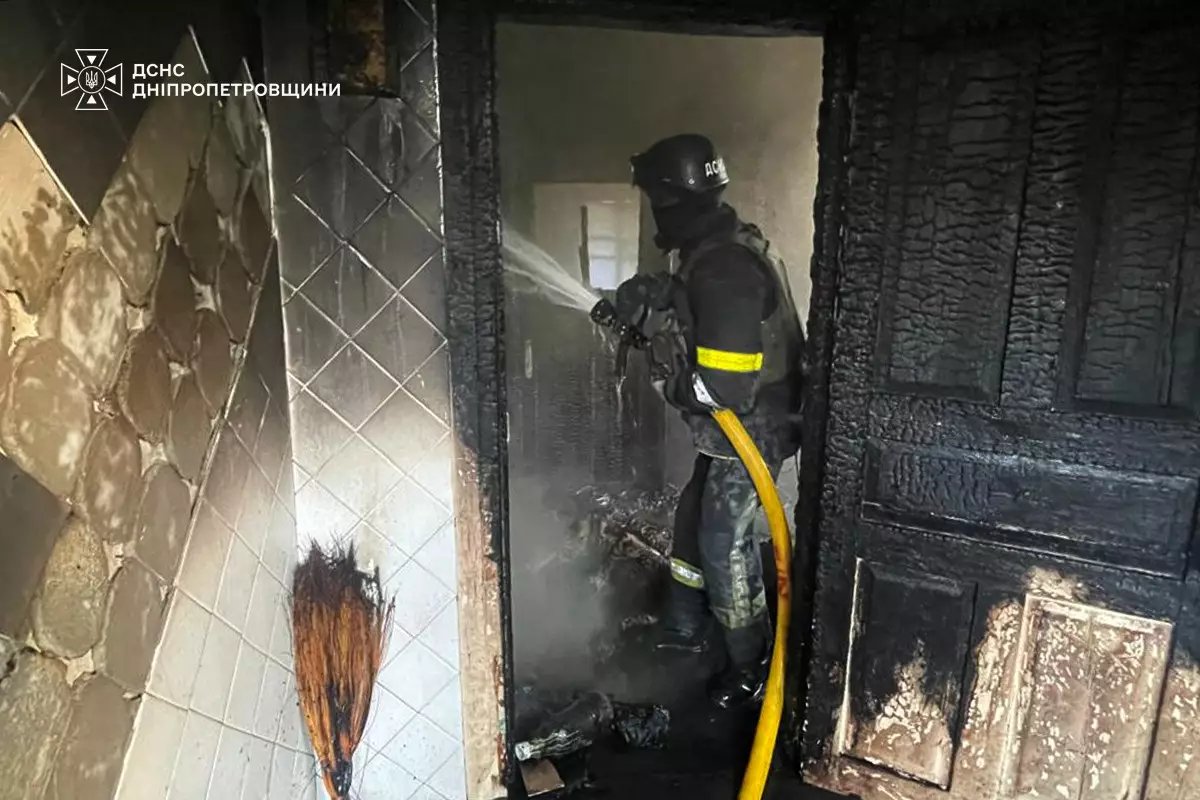 На Дніпропетровщині під час пожежі в будинку загинув чоловік