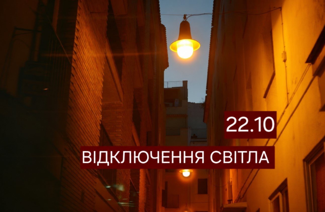 У Дніпрі 22 жовтня за низкою адрес відключатимуть світло: кого стосується