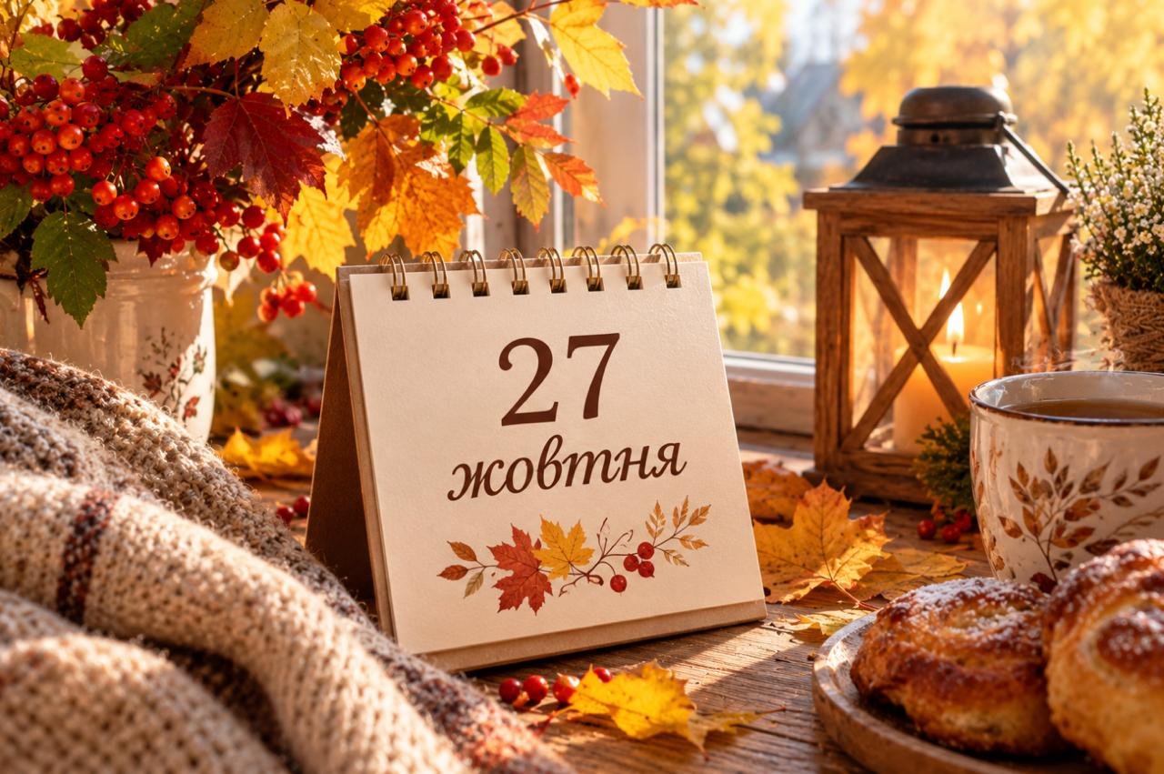 Яке сьогодні свято і кого вітати з іменинами: 27 жовтня — все про цей день