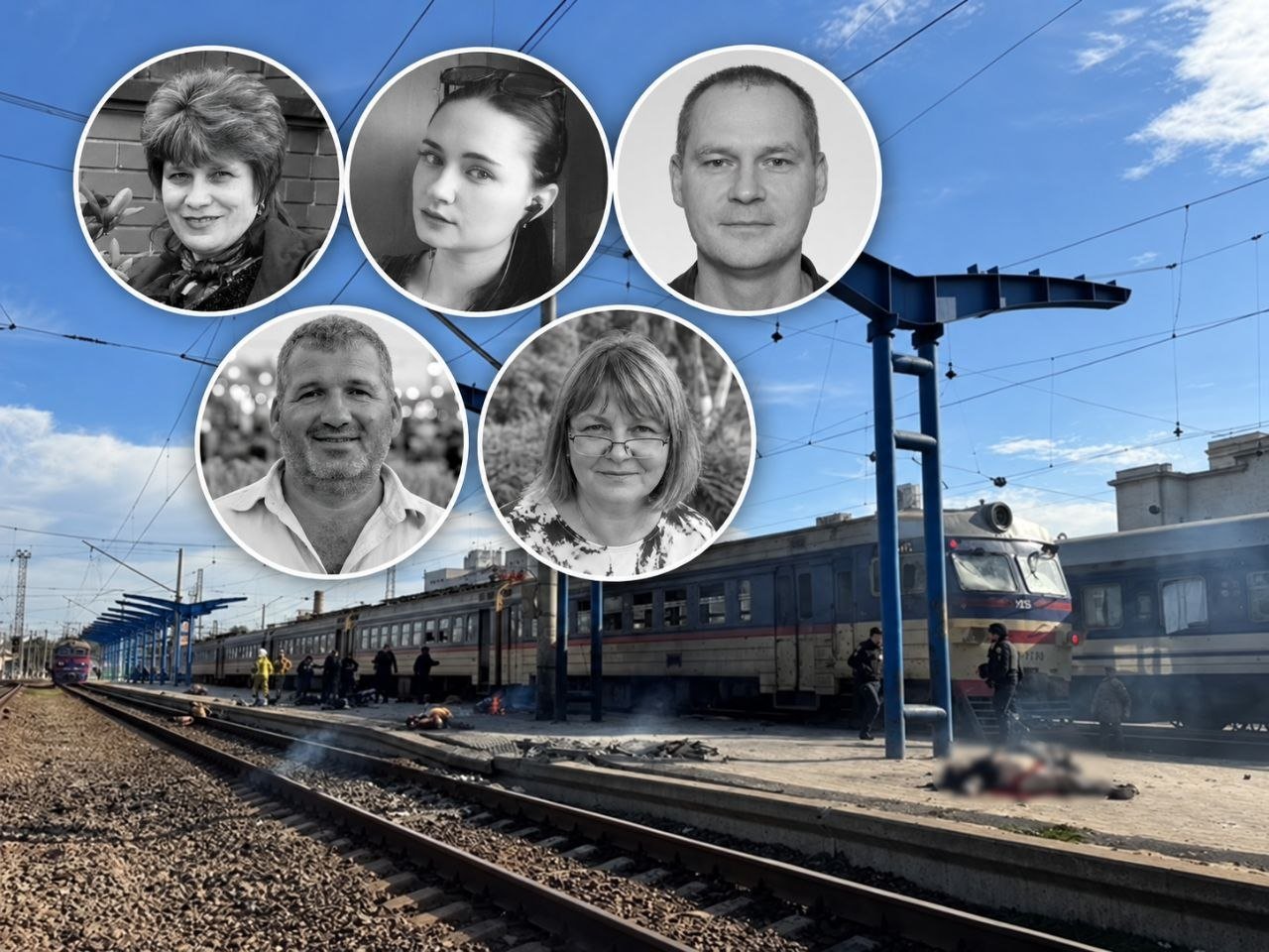 Стали відомі імена п'яти залізничників, які загинули внаслідок удару по вокзалу в Дніпрі